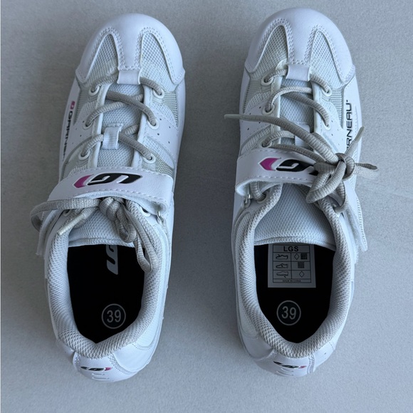 Garneau Women’s Cycling Shoes White US 7.5 Spin Road Like New - Picture 5 of 8